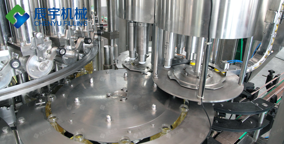 直线式食用油灌装生产线 直线式食用油灌装生产线